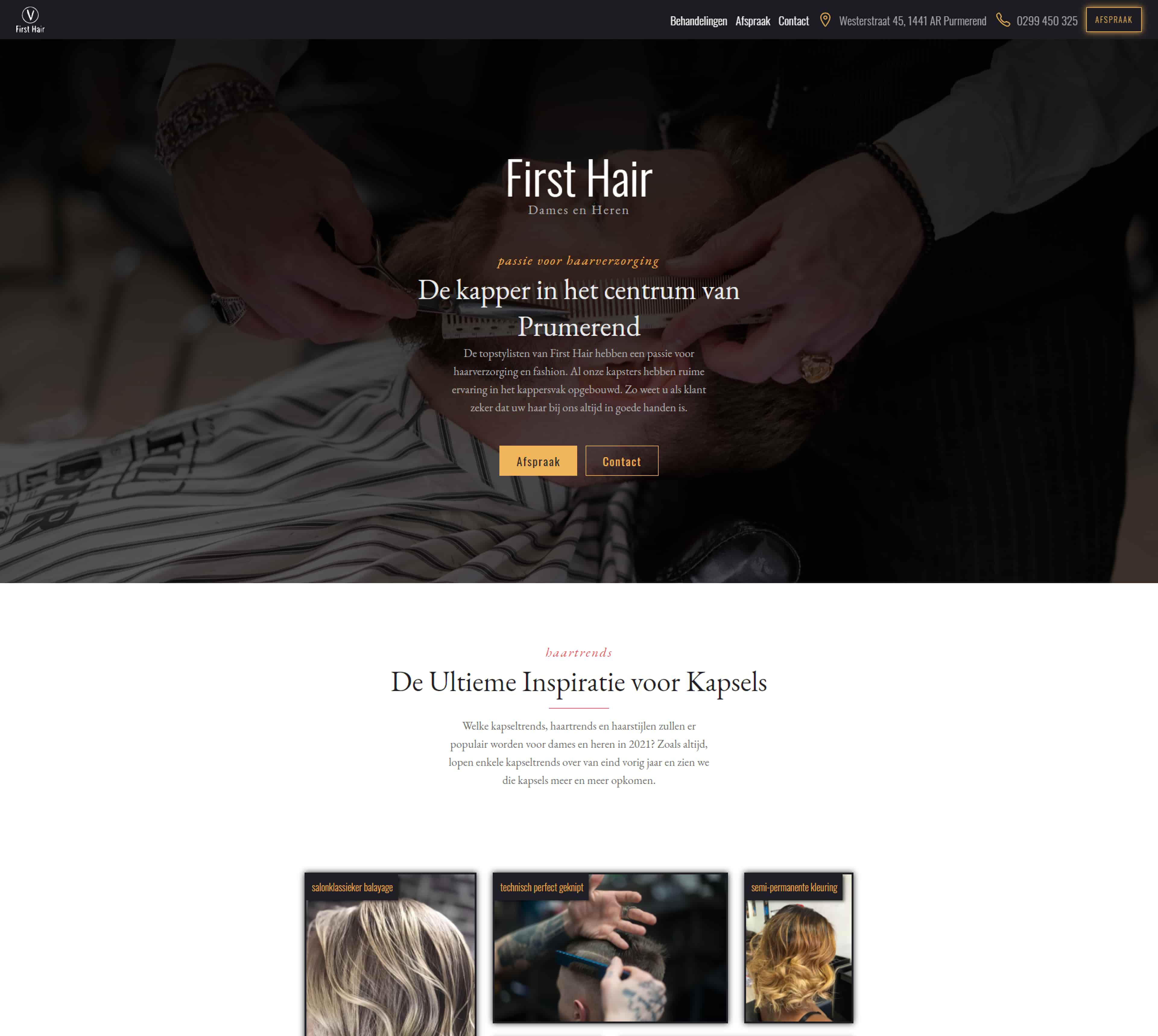 First Hair kapsalon (offline)